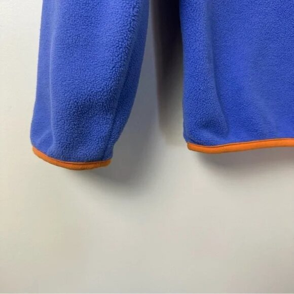 Patagonia Synchilla T-Snap Pullover Fleece in Blue & Orange SZ XS - Picture 3 of 8